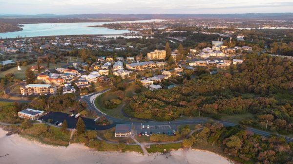 Stock image of East Ballina Sunrise.