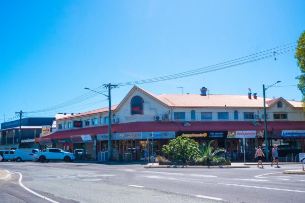 Stock image of Jonson St and Marvel St intersection in Byron Bay's town centre. Perfect for illustrating a blog post, social media post, or website design.