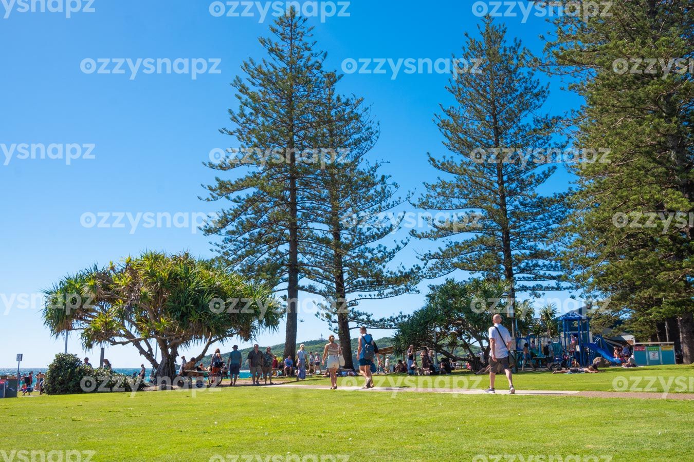 ozzysnapz_221406_low Apex Park: People walking across to the Main Beach